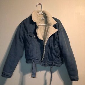 Denim/Sherpa Jacket